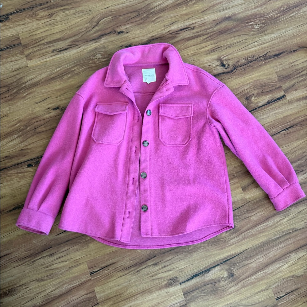 Pink Button-Up Jacket